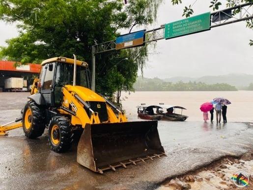 Alerta: Defesa Civil informa que rio Uruguai está 9,52 metros acima da normalidade