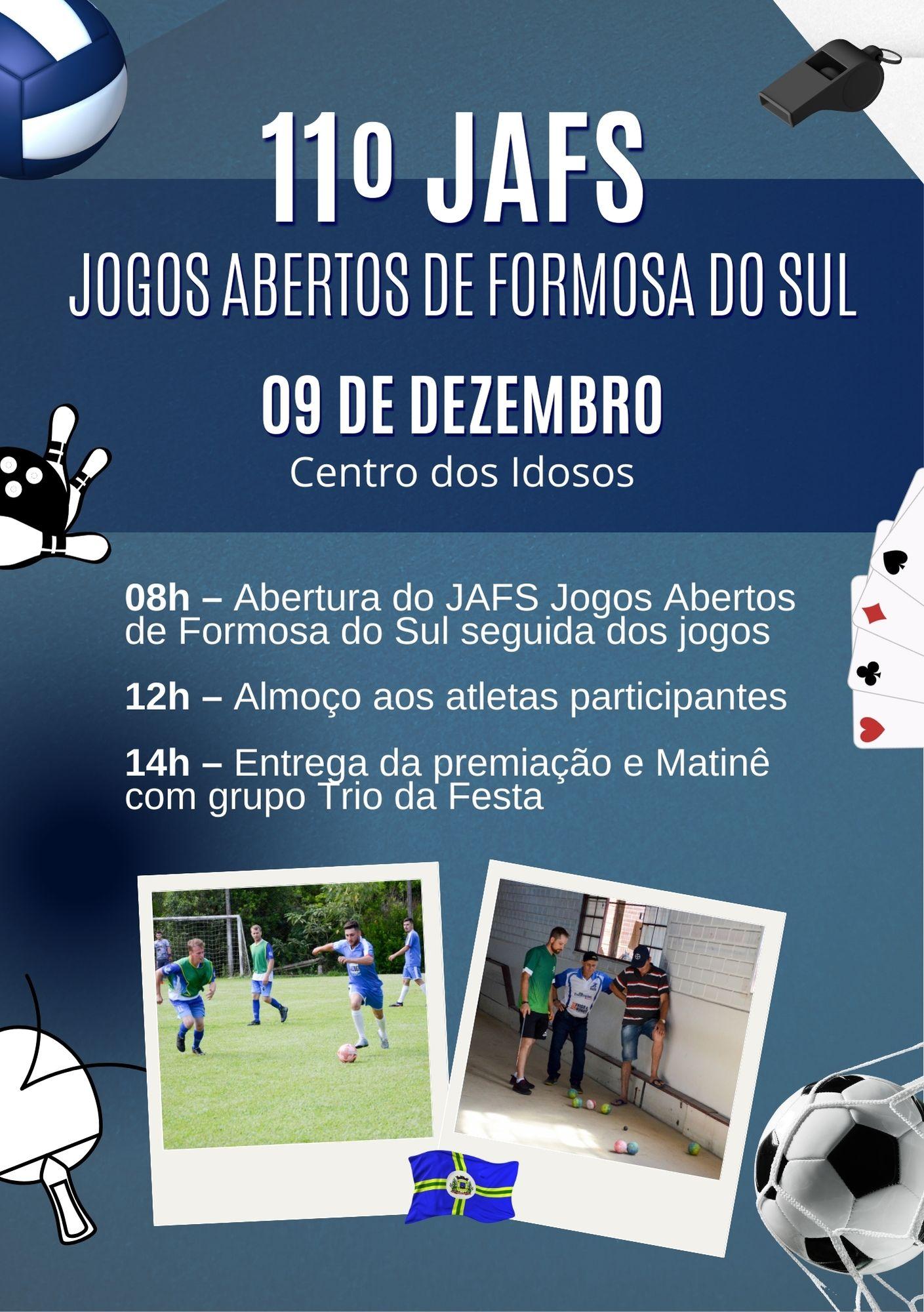 11º JOGOS ABERTOS DE FORMOSA DO SUL