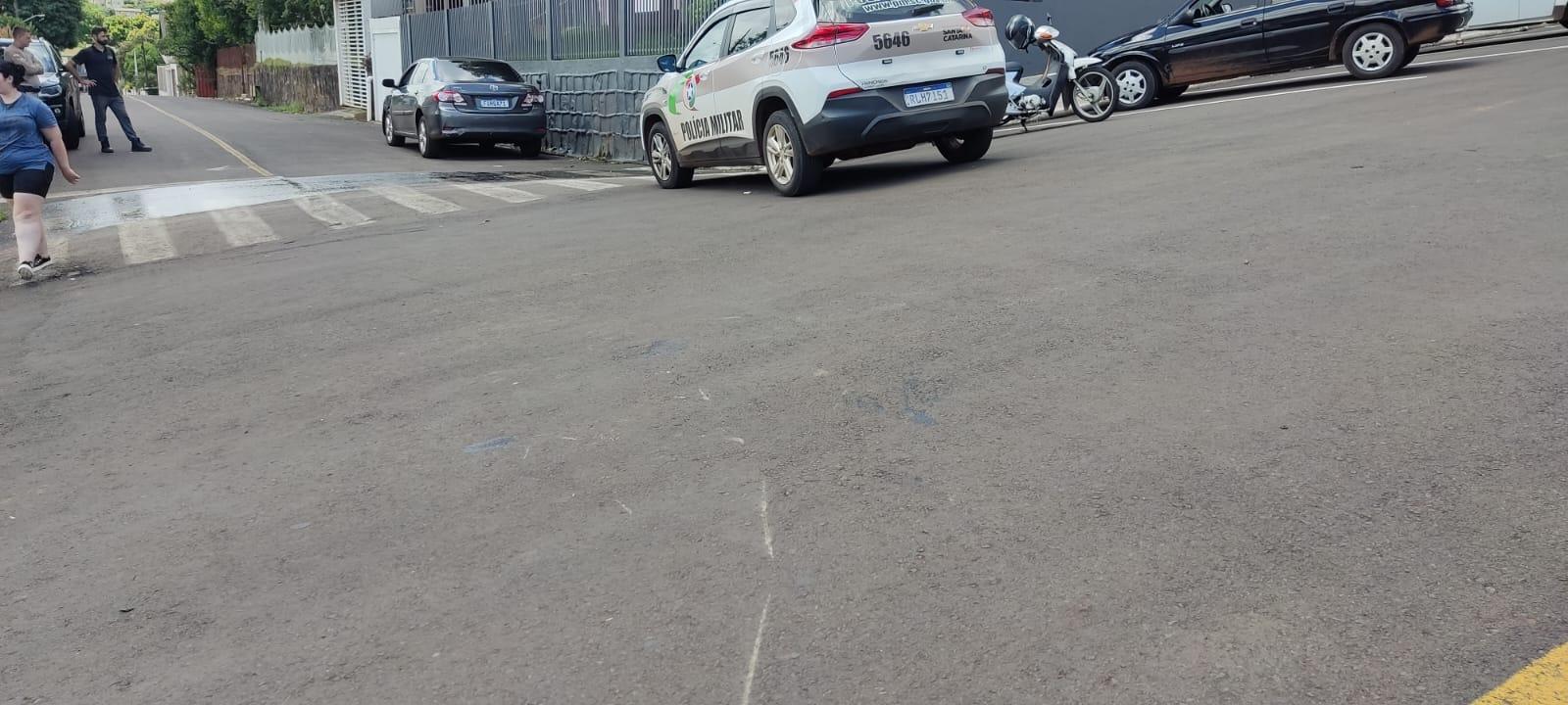 Acidente de Trânsito no Centro de Quilombo-SC