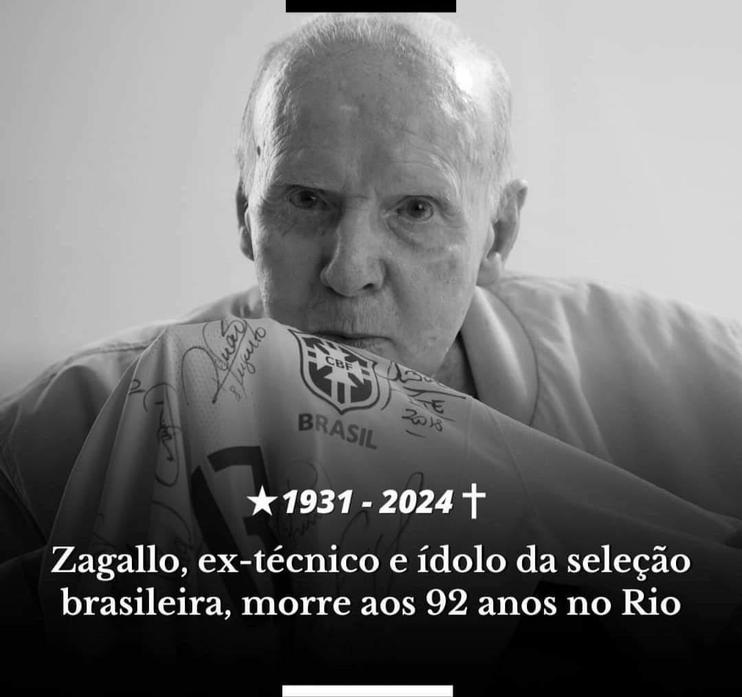 Morreu aos 92 anos Mário Jorge Lobo Zagallo