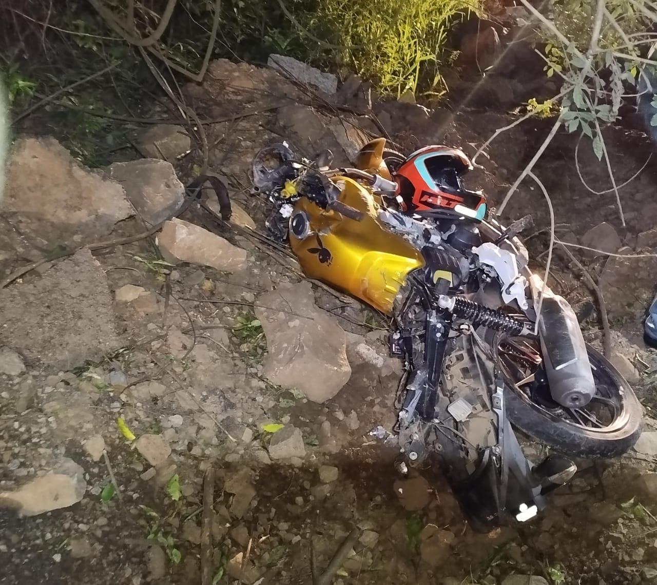 Grave acidente de motocicleta tira a vida de jovem de 19 anos na BR 282 no Oeste SC
