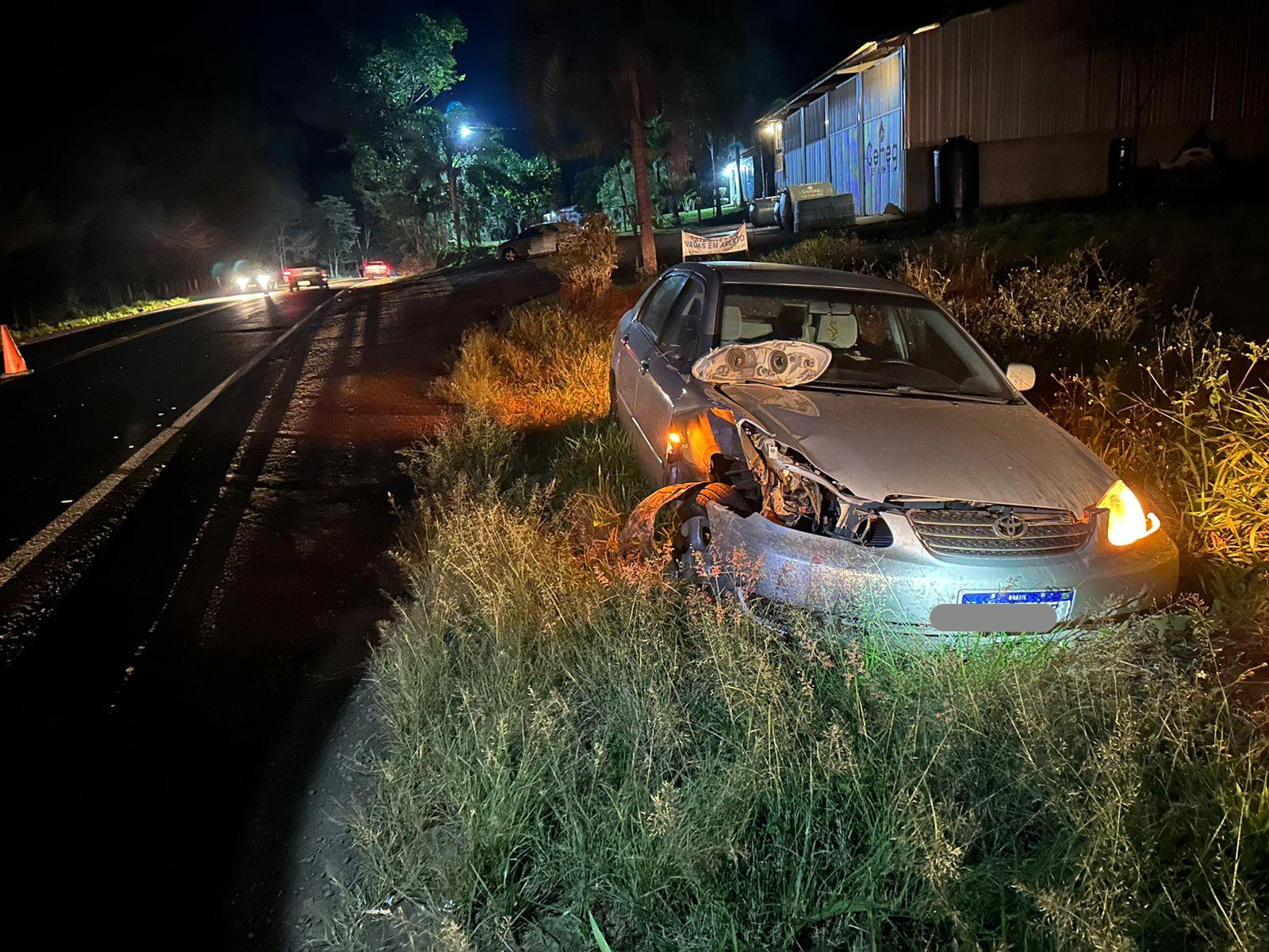 Colisão entre dois veículos na SC -157 entre Coronel Freitas e Quilombo