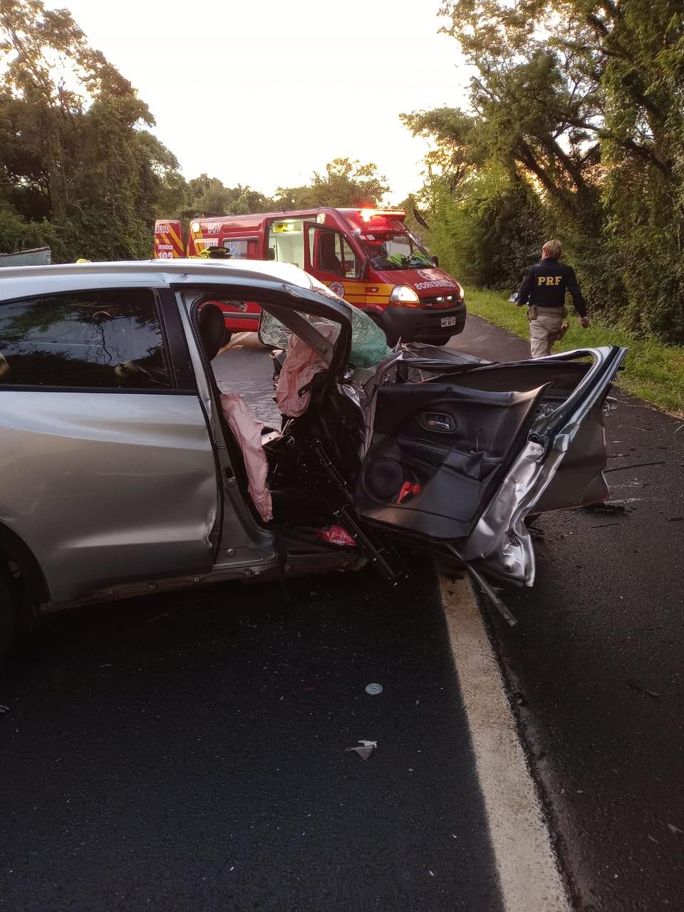 Acidente grave com três mortes e dois feridos gravemente no Oeste de SC