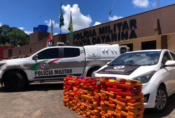 Mulher é presa com 154 quilos de maconha em Novo Horizonte