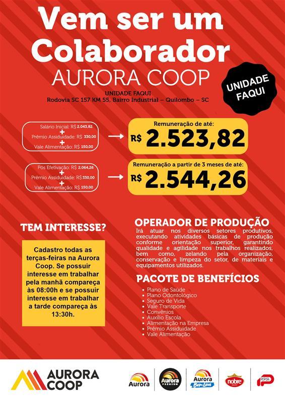 AURORA COOP QUILOMBO