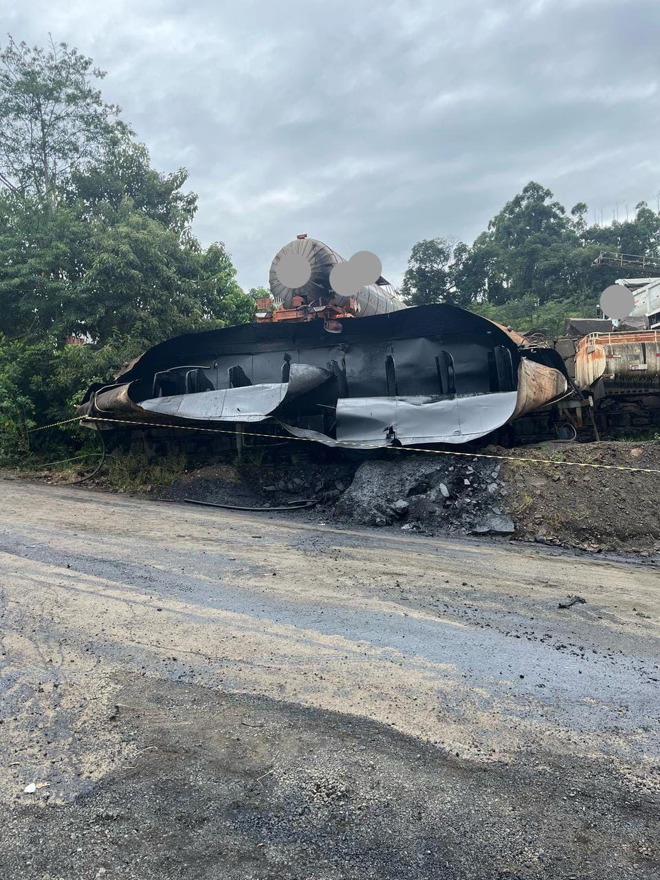 Explosão de tanque de combustível deixa 4 pessoas feridas e uma em estado grave no Oeste de SC