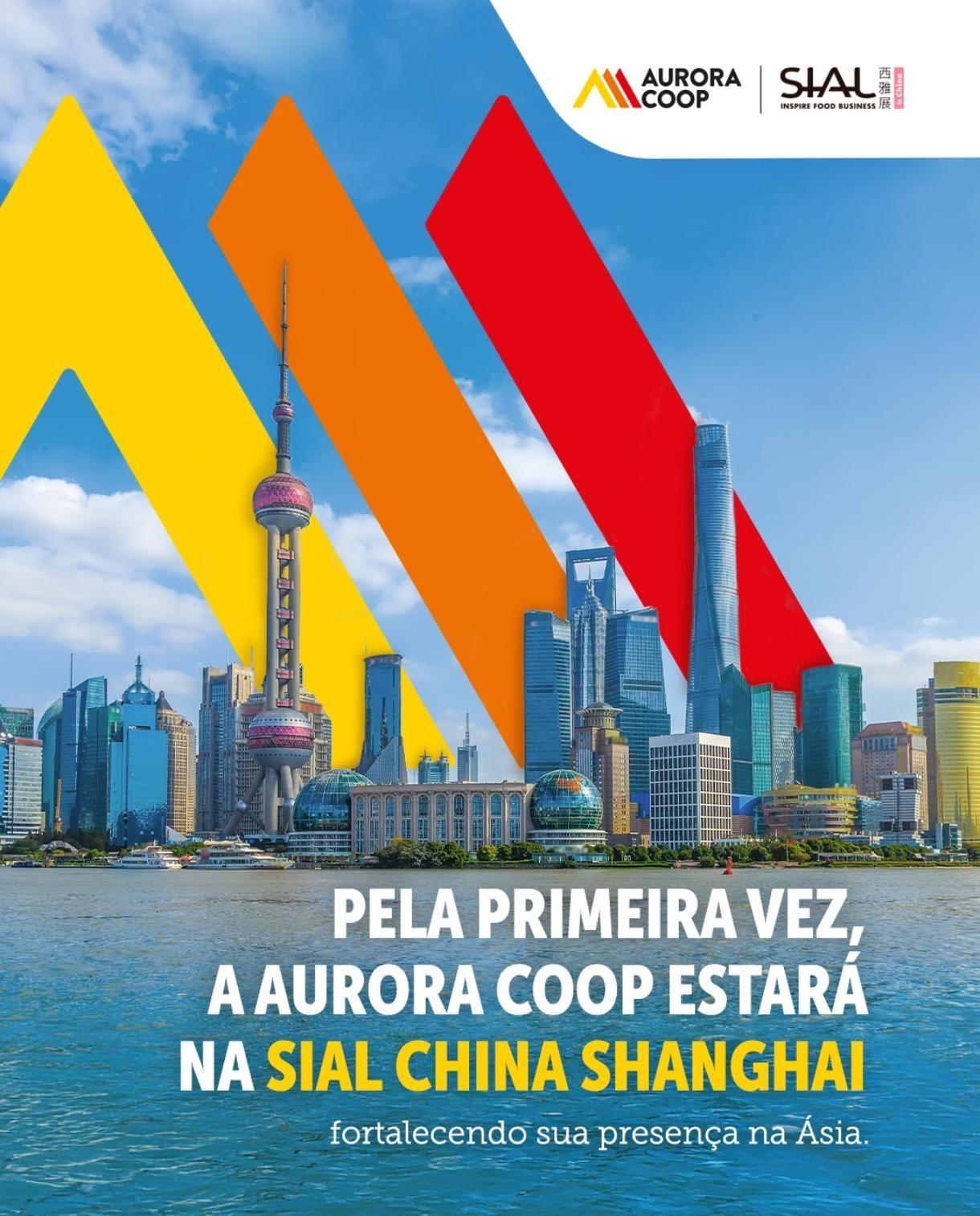 Aurora Coop irá participar da maior feira de alimentos e bebidas da Ásia e do Mundo 