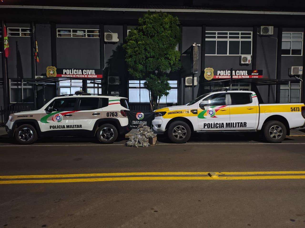 Polícia Rodoviária em conjunto com outros departamento da Polícia Tática, PM e PMRv prenderam dois indivíduos e quase 20kg de SKunk (Maconha)