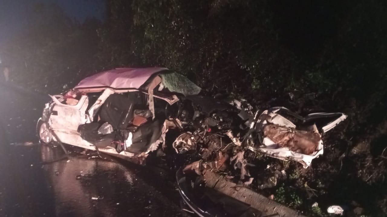 Acidente com 7 vítimas e duas mortes na BR -282 em Nova Erechim SC