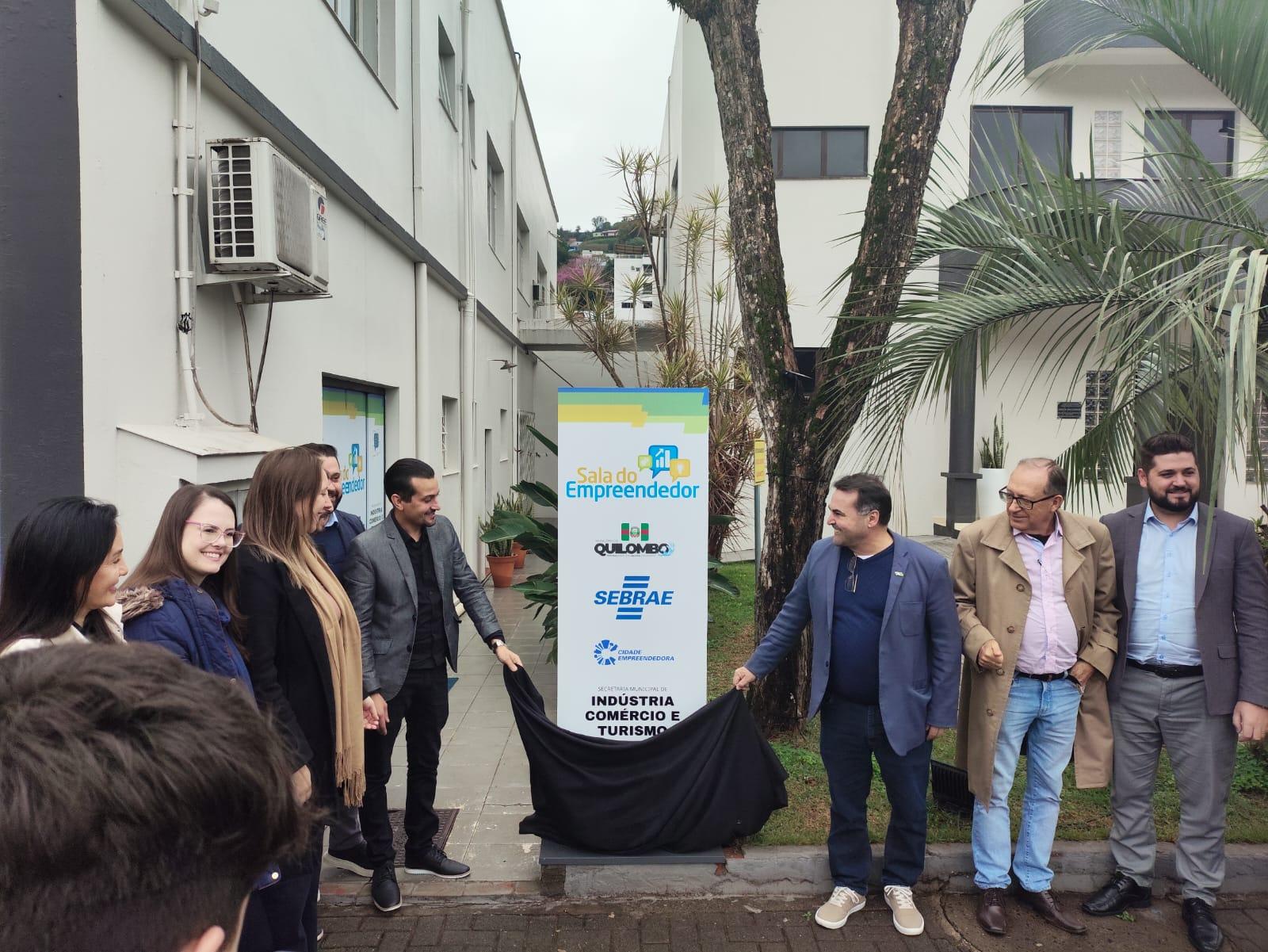 Município de Quilombo inaugurou na manhã desta terça-feira a Sala do Empreendedor