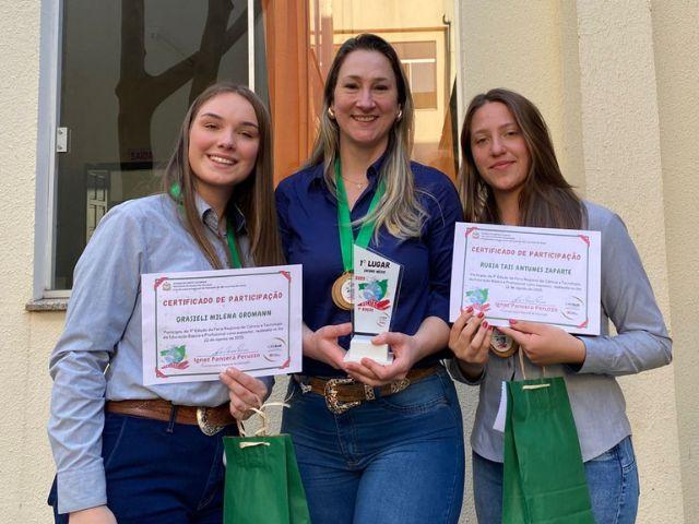 Alunos do Cedup de Campo Erê conquistam primeiro lugar em etapa regional da Feira Estadual de Ciência e Tecnologia de SC