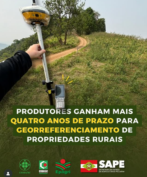 Agricultores ganham mais quatro anos de prazo para o georreferenciamento de propriedades rurais