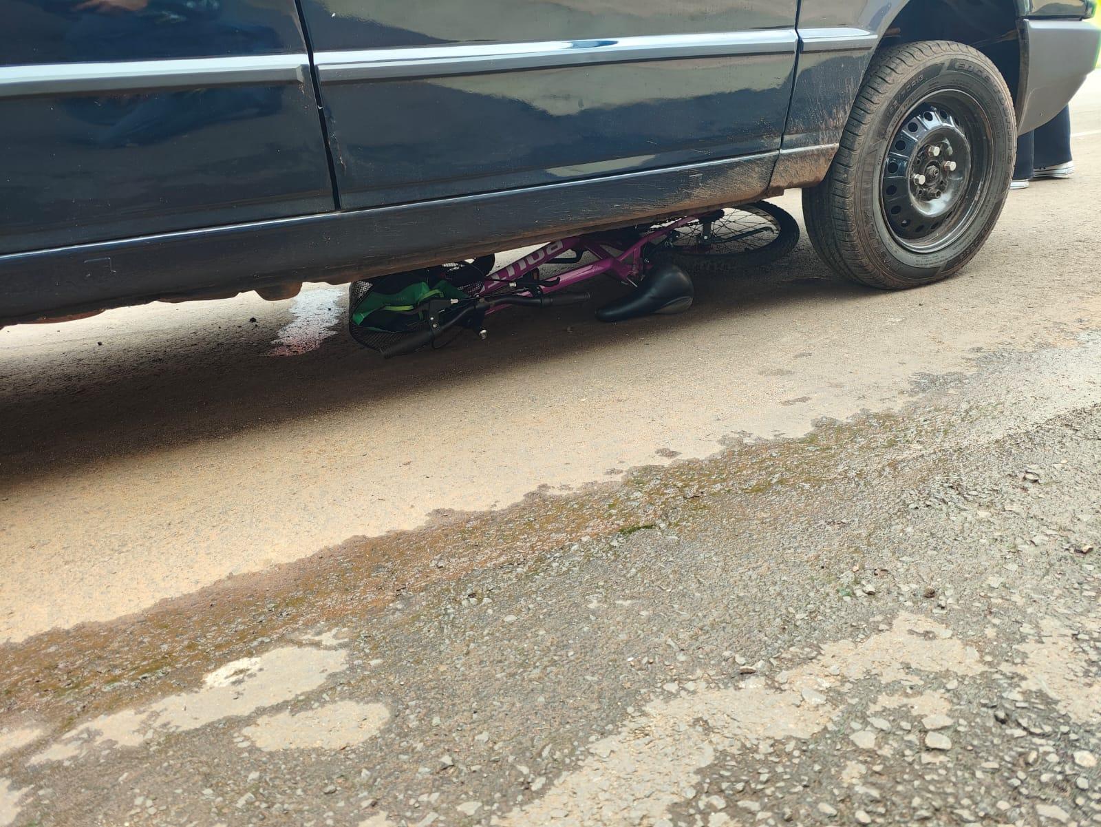 Ciclista sofre fraturas após atropelado e arrastado por cerca de 10 metros no município de Irati/SC