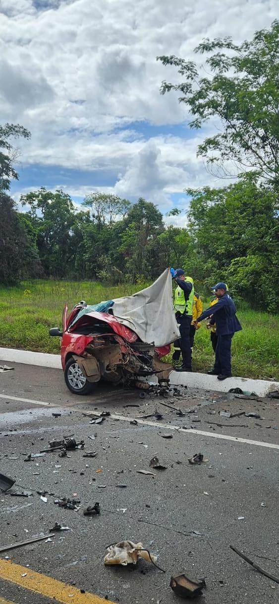 Grave acidente com morte na BR-282 em Cordilheira Alta