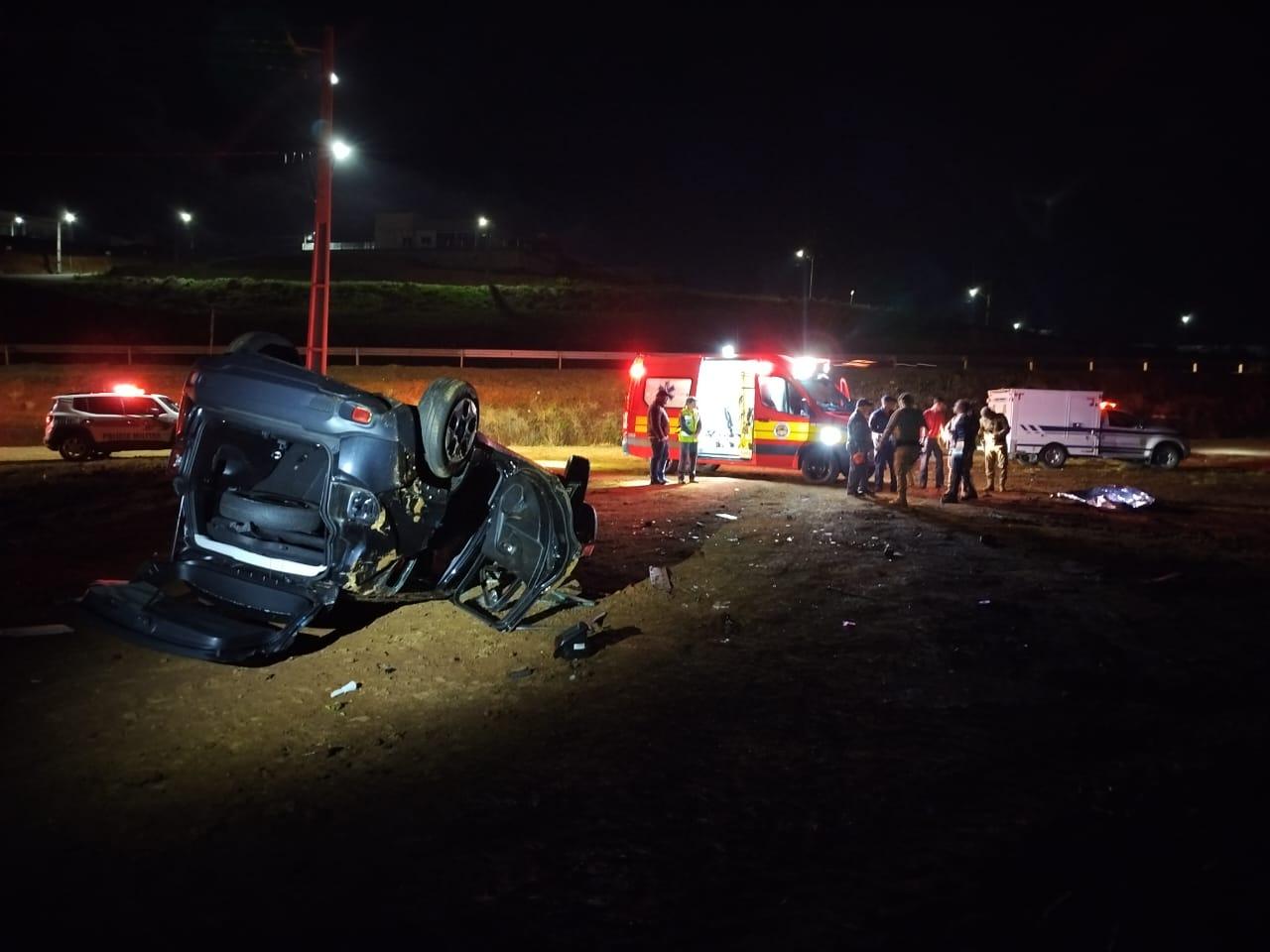 Homem de 32 anos morre em grave acidente no contorno viário em São Lourenço do Oeste/SC