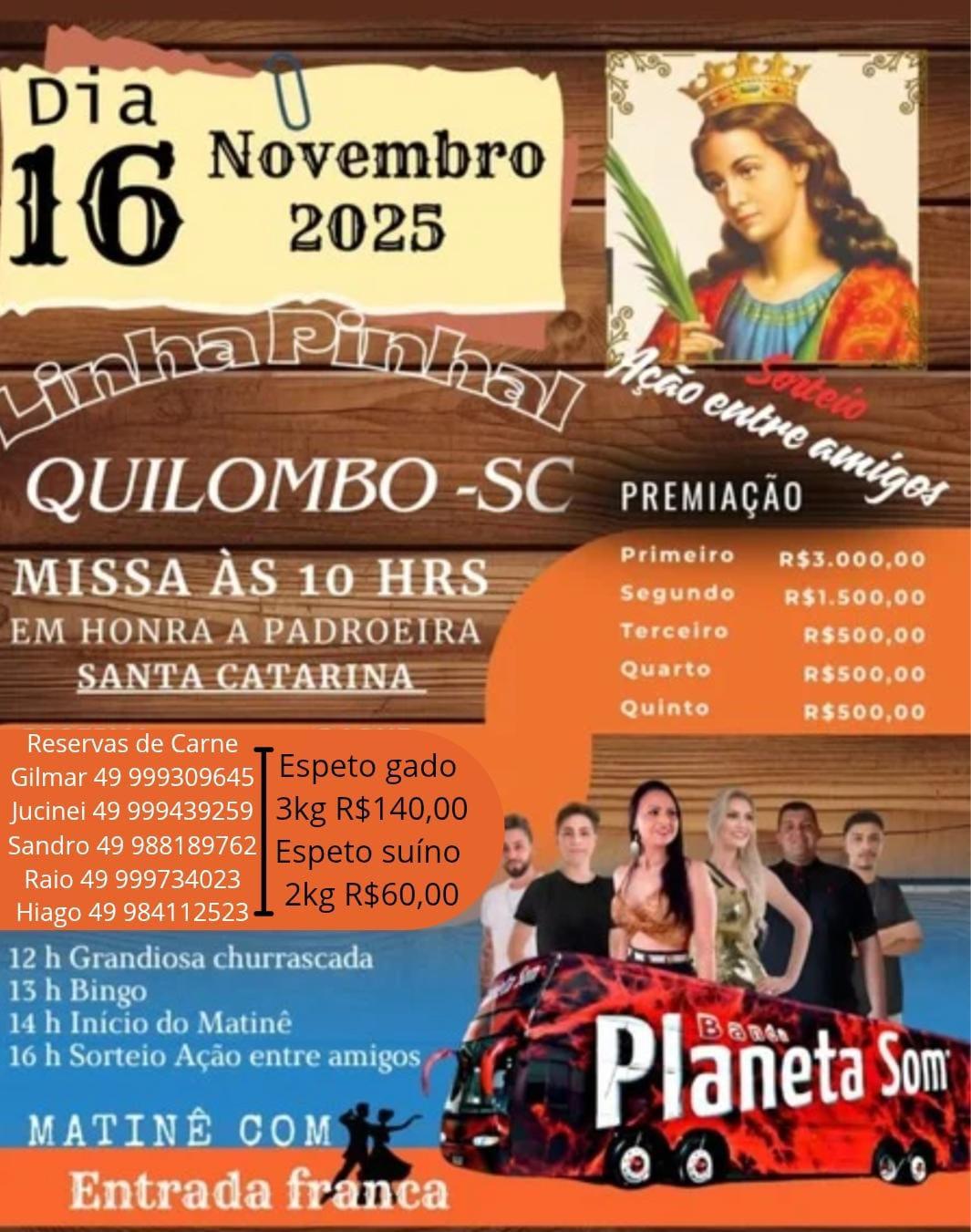 Festa Padroeira Santa Catarina