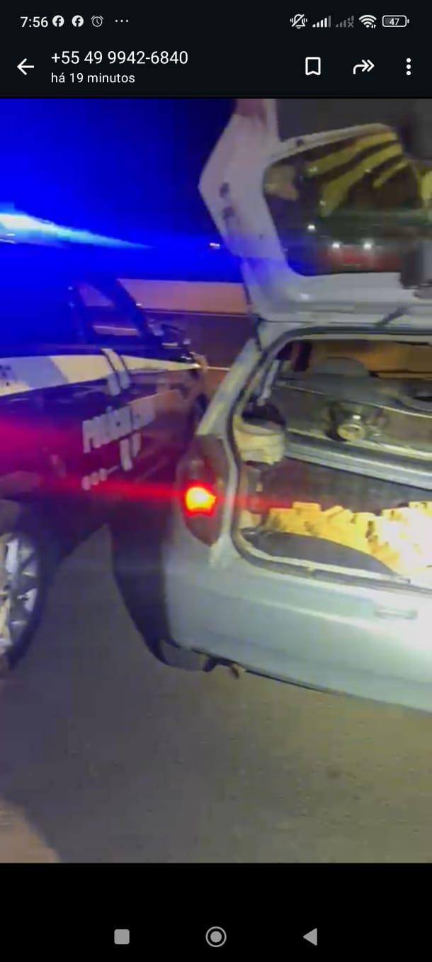 Ação conjunta dos Núcleos de Operações com Cães (NOC) ocorreu na madrugada desta terça-feira (02) em Quilombo; a droga tinha como destino o RS