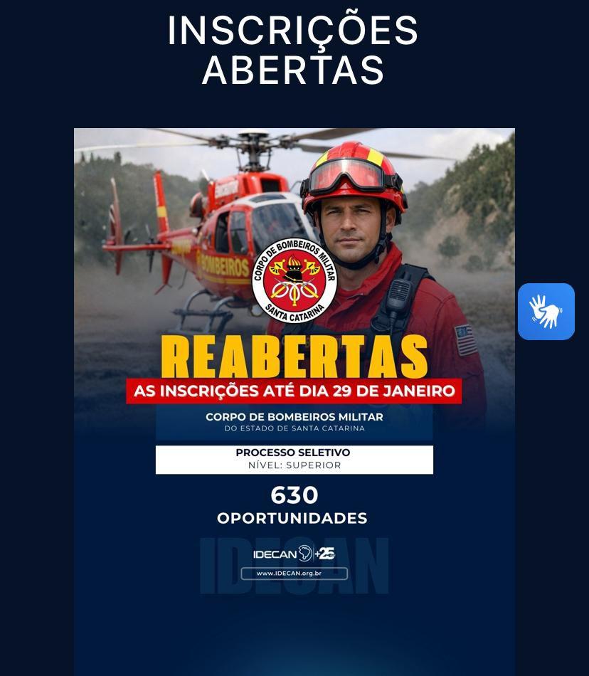 Curso de Formação de Bombeiro Militar Temporário (BMT) do Corpo de Bombeiros Militar de Santa Catarina.