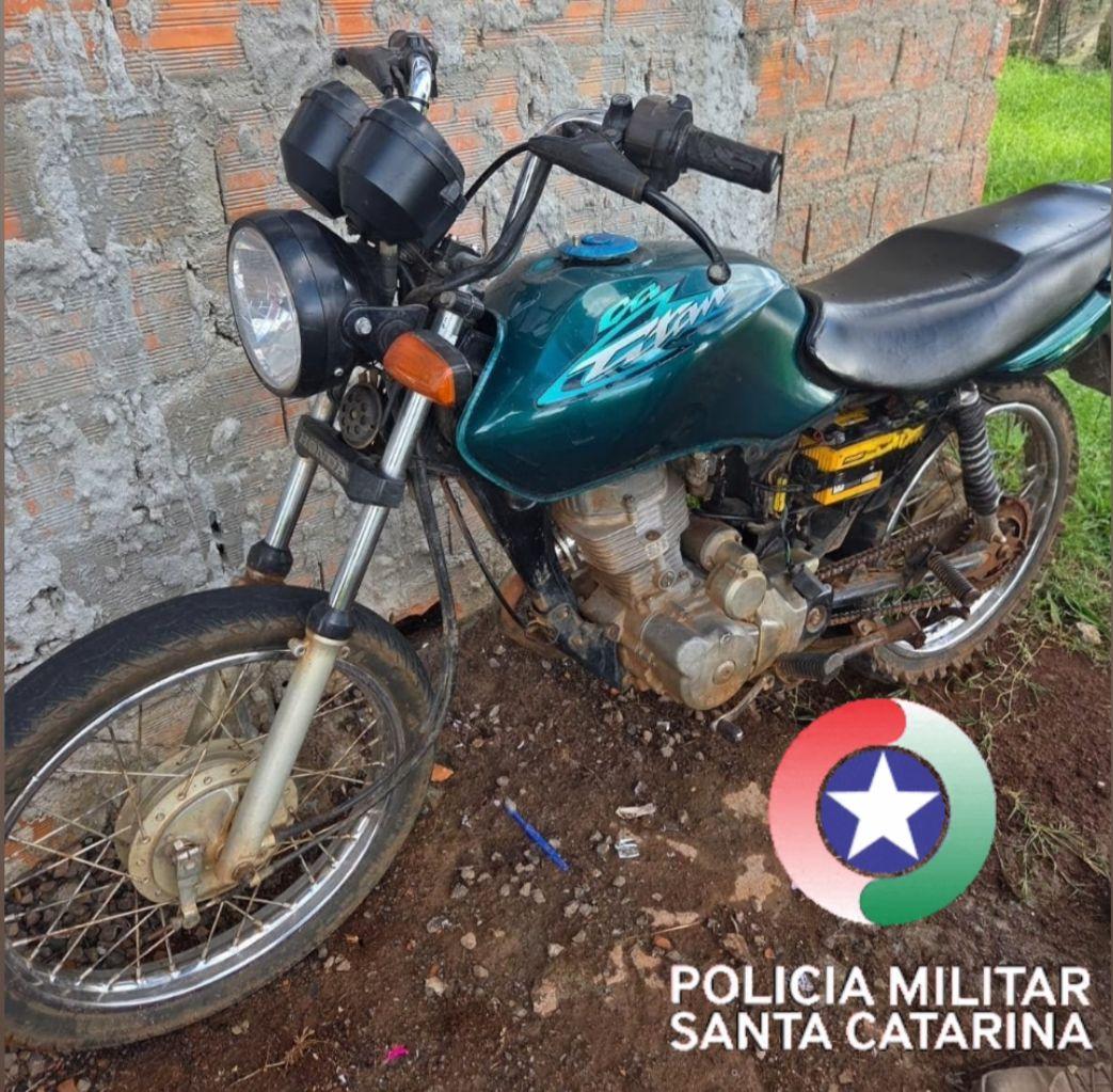 PMSC recupera motocicleta furtada em Bom Jesus
