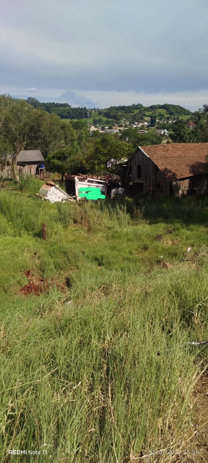 Vítima de grave acidente no Oeste é encaminhado ao hospital em estado grave