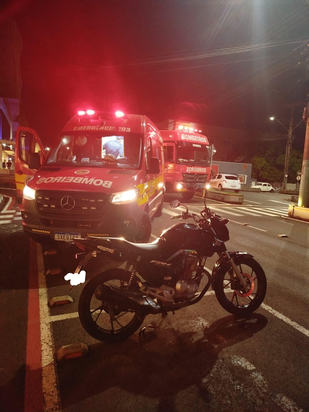 Feminina de 20 anos é vítima de atropelamento no centro de São Lourenço do Oeste/SC