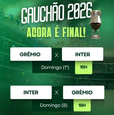 FGF define datas e horários das finais do Gauchão Superbet 2026