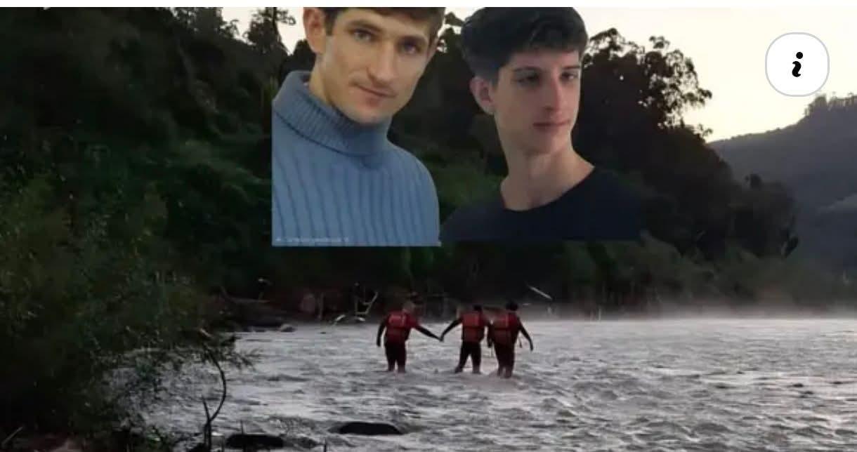 Homem de 50 anos e o filho de 20 morem afogados no Rio Taquari em Muçum/RS