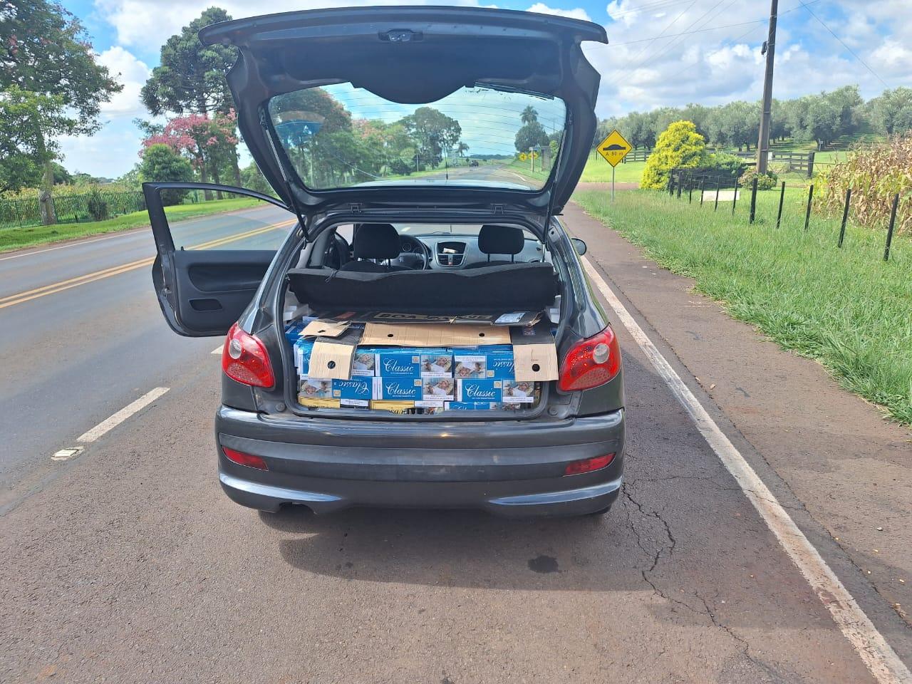 OPERAÇÃO CONJUNTA APREENDE  5.000 MAÇOS DE CIGARROS CONTRABANDEADOS EM  CAMPO ERÊ