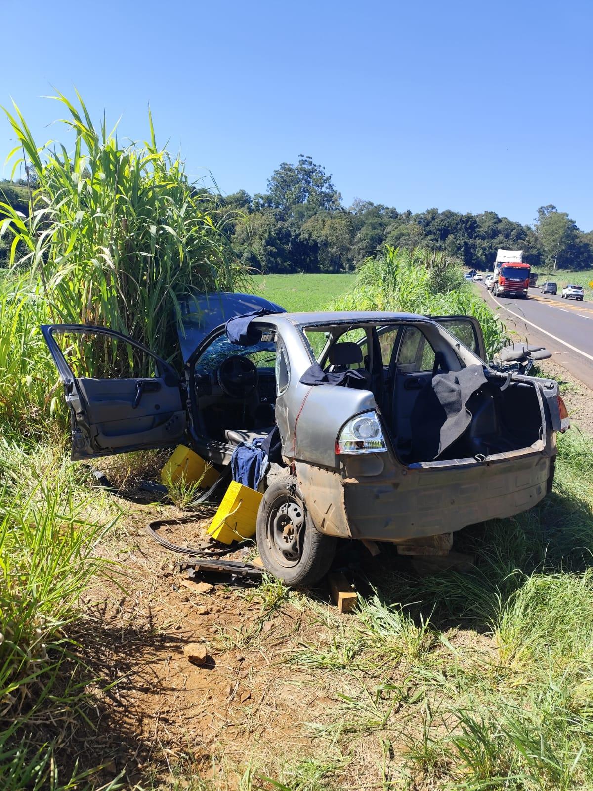 Menino de 11 anos perde a vida em grave acidente na SC-157 na linha Pinhal interior de Quilombo