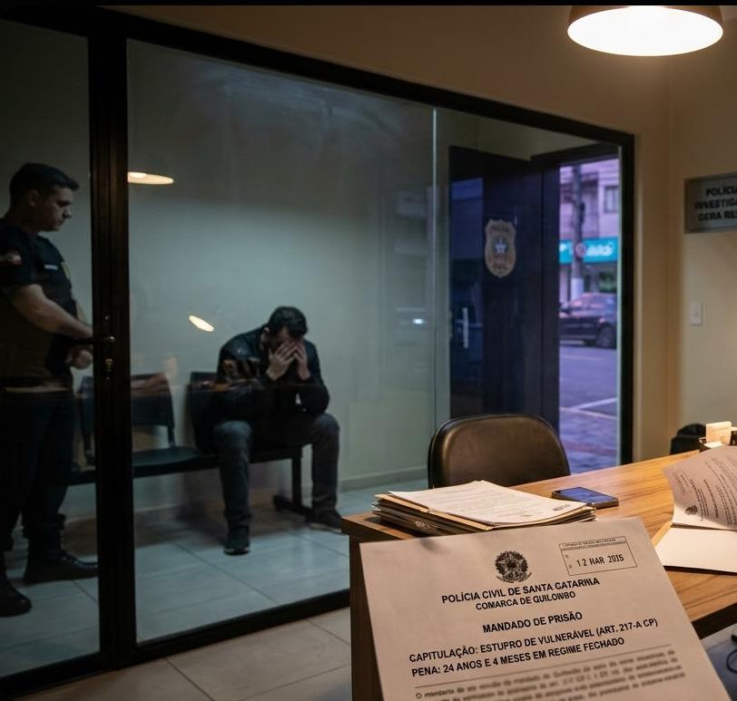 QUILOMBO/SC - POLÍCIA CIVIL CUMPRE MANDADO DE PRISÃO POR ESTUPRO DE VULNERÁVEL