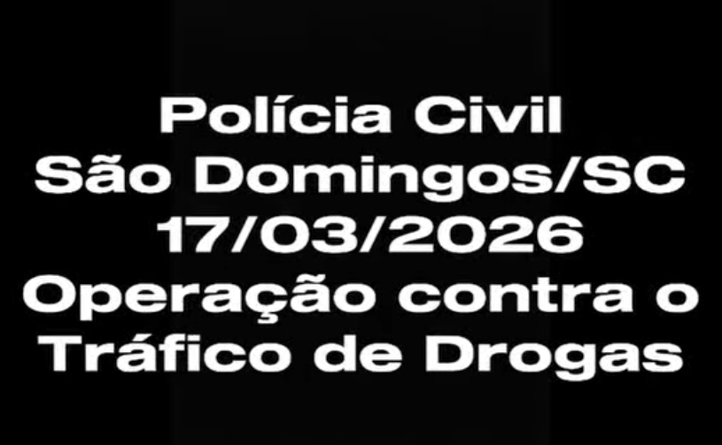 SÃO DOMINGOS/SC: POLÍCIA CIVIL DEFLAGRA OPERAÇÃO E DESARTICULA PONTO DE TRÁFICO DE DROGAS
