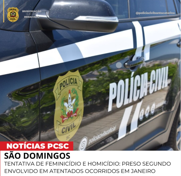 Tentativa de Feminicídio e Homicídio: Preso segundo envolvido em atentado socorridos em janeiro em São Domingos