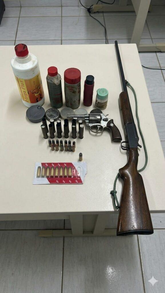 Polícia Civil prende investigado por violência doméstica e apreende armas em São Lourenço do Oeste