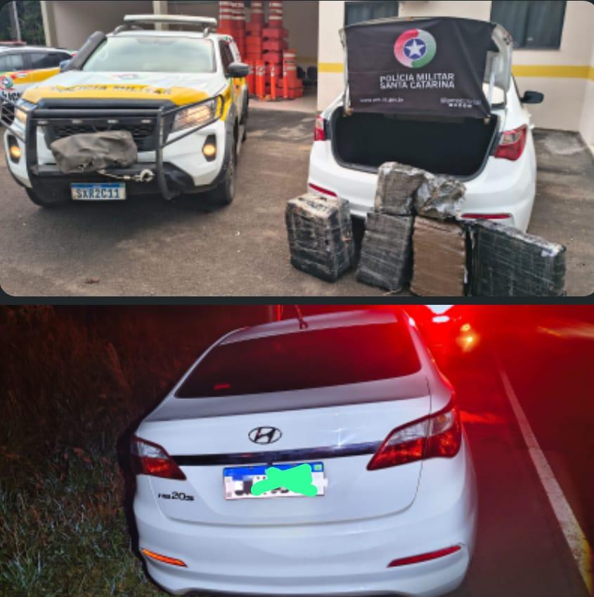 Polícia prende quase 100kg de maconha em Operação entre a PMRv e PM no Oeste de SC