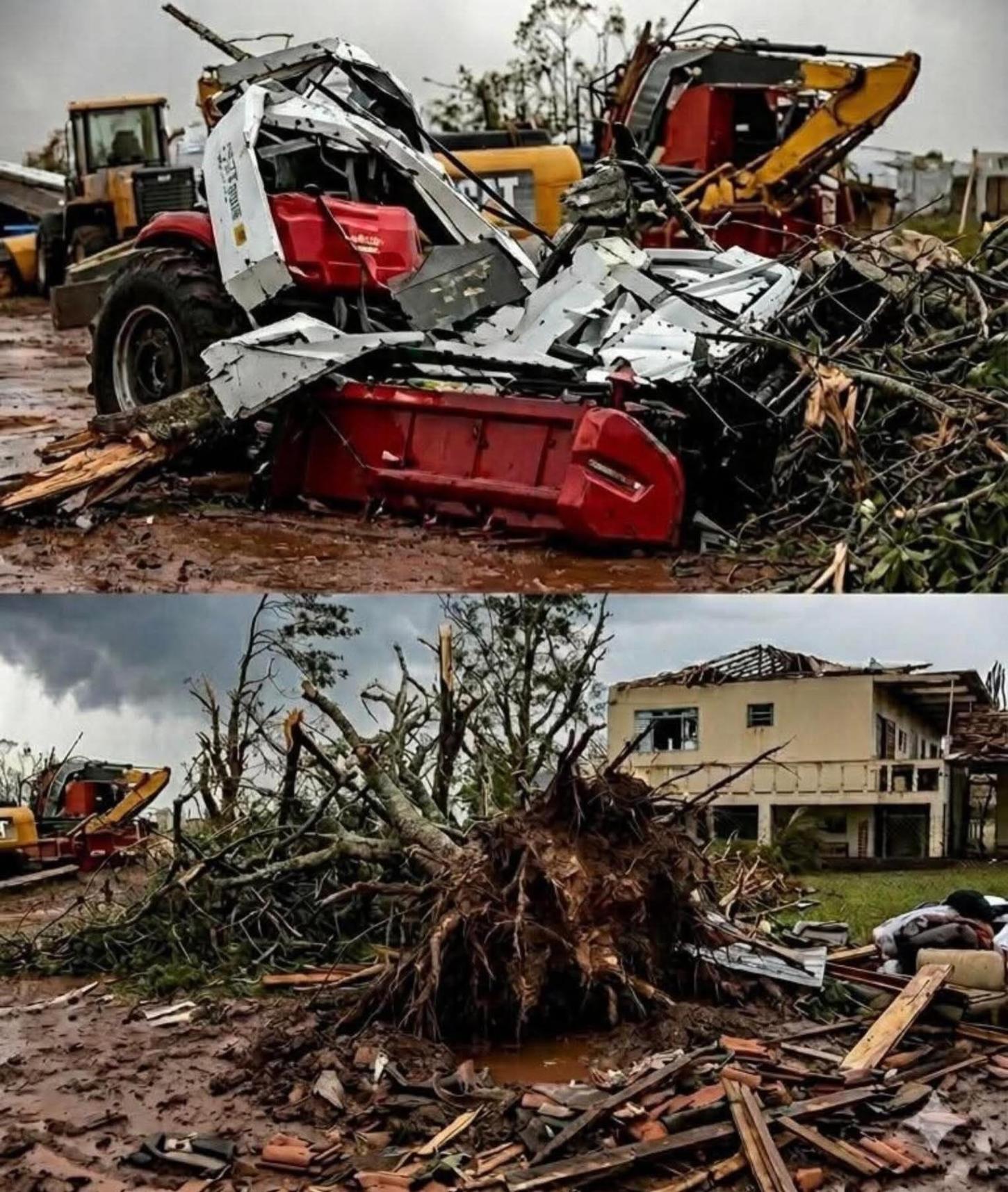 TEMPESTADE DEIXA RASTRO DE DESTRUIÇÃO EM MATO GROSSO DO SUL