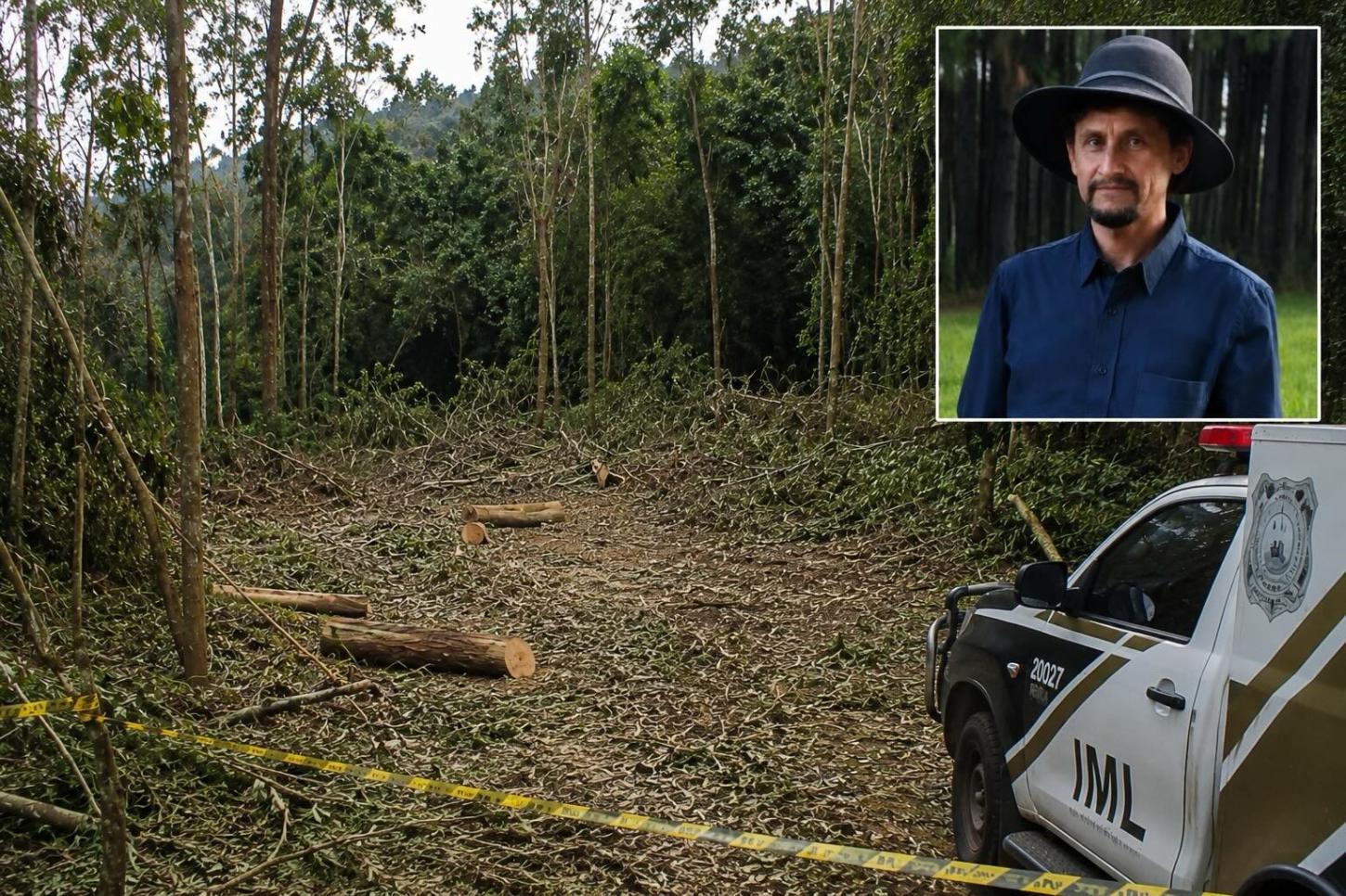 ÁRVORE CAI NA CABEÇA E TIRA A VIDA DE TRABALHADOR EM CHOPINZINHO PR