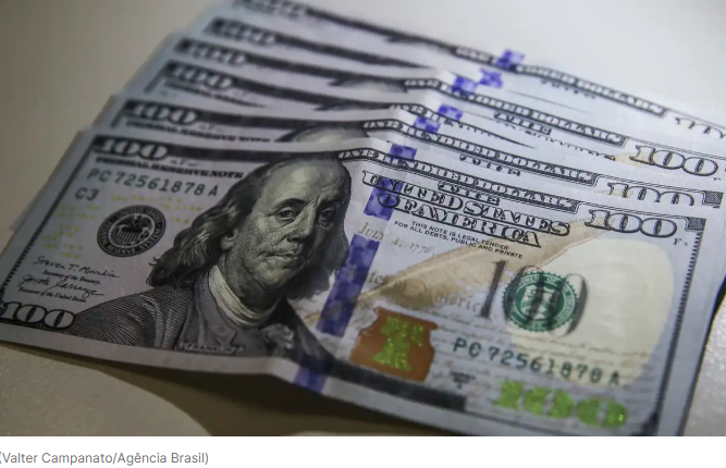 Cotação do dólar nesta segunda-feira (08)