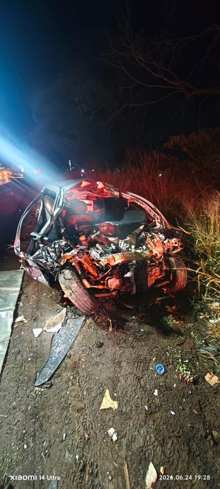 Idosos de 64 anos more em grave acidente na BR-282 em Cordilheira Alta