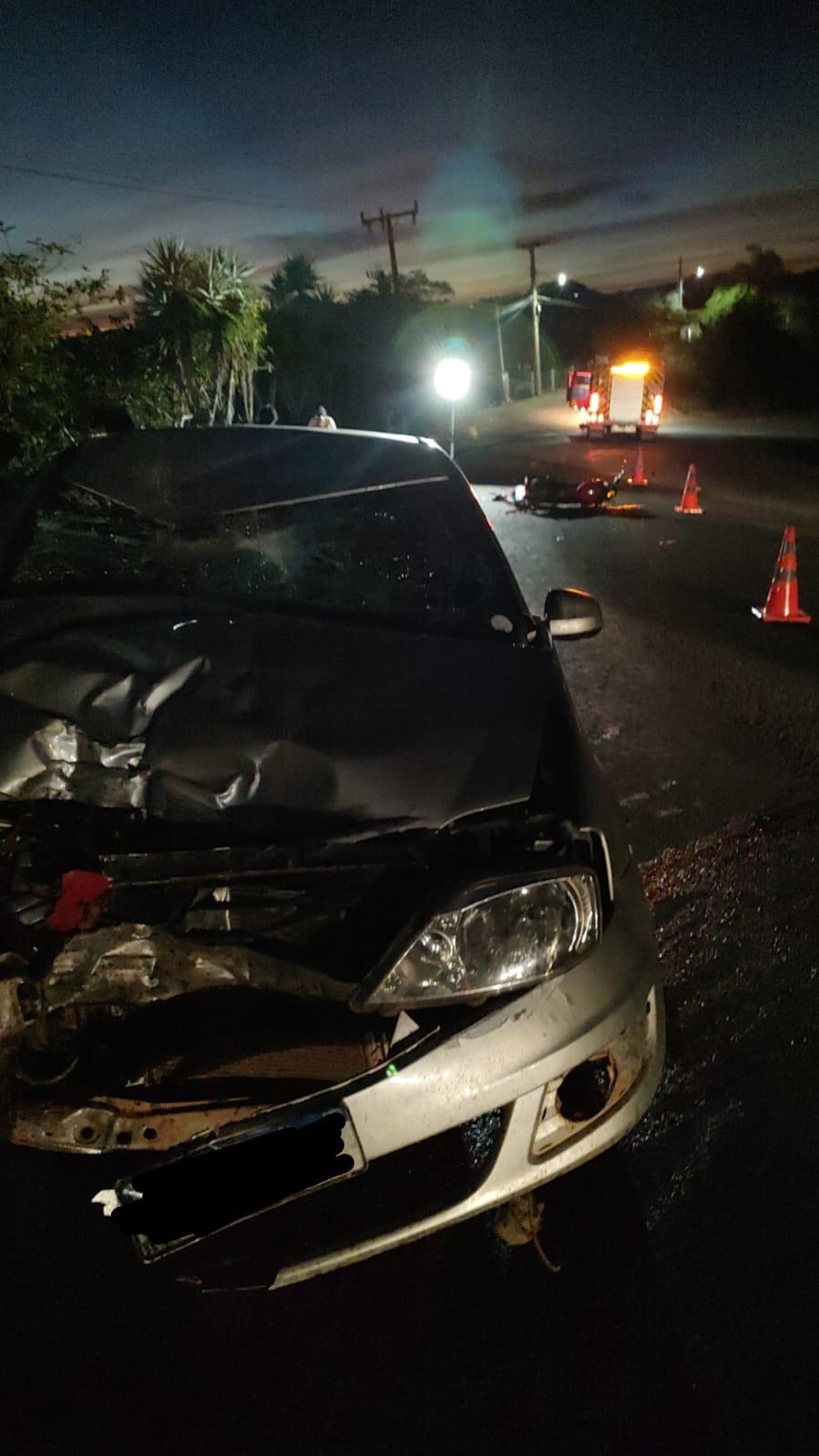 Motociclista more em grave na SC-155 em Itá/ SC