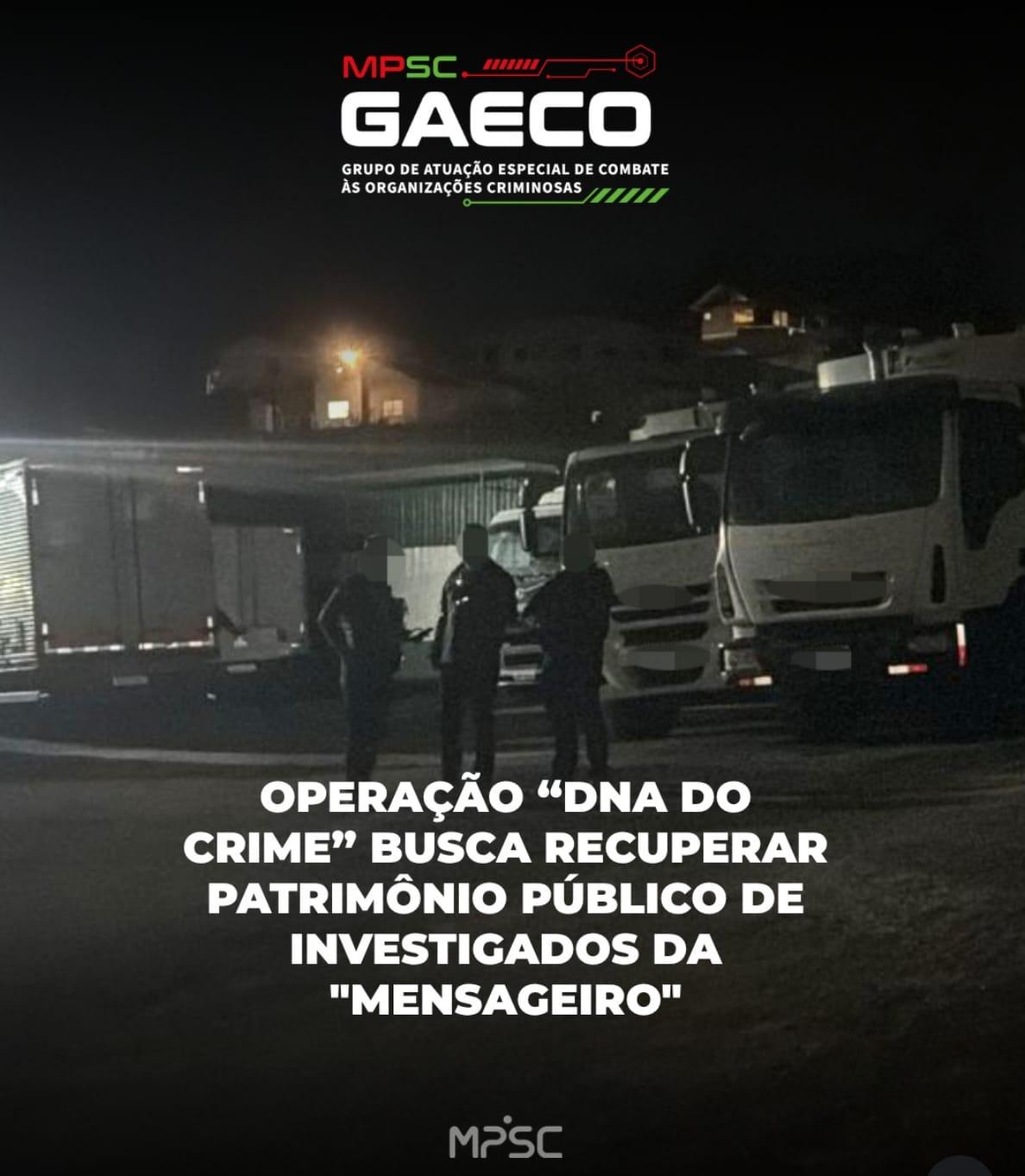 Operação “DNA do Crime” busca recuperar patrimônio público de investigados da 
