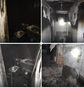 Hotel pega fogo e 24 hospedes são resgatados pelos Bombeiros, um com ferimentos no centro de Chapecó