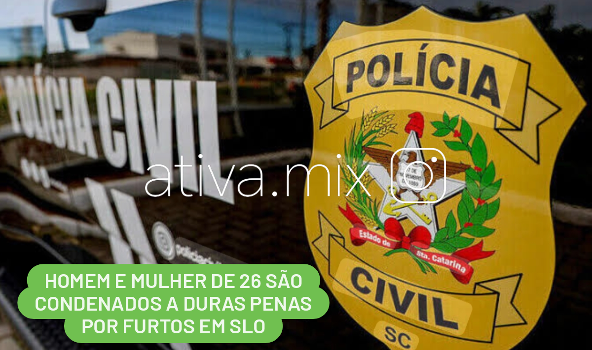 SÃO LOURENÇO DO OESTE/SC: POLÍCIA CIVIL ELUCIDA SÉRIE DE FURTOS QUALIFICADOS E JUSTIÇA CONDENA AUTORES A LONGAS PENAS