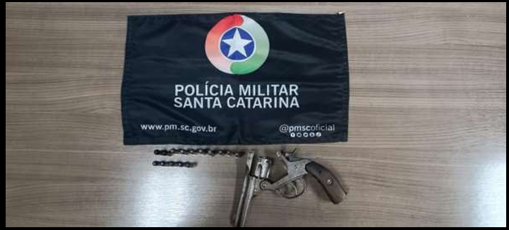 HOMEM É PRESO EM FLAGRANTE POR DISPARO DE ARMA DE FOGO E PORTE ILEGAL EM QUILOMBO