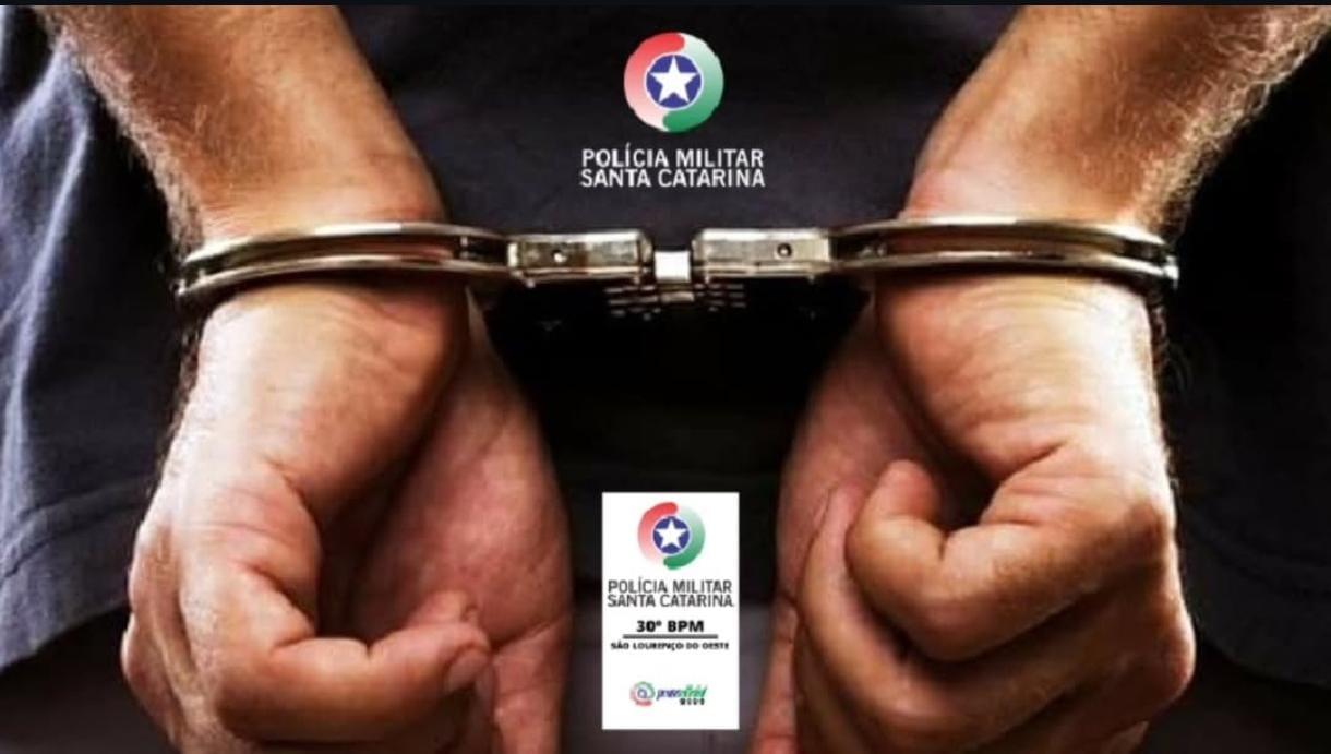 SÃO DOMINGOS: CUMPRIMENTO DE MANDADO DE PRISÃO