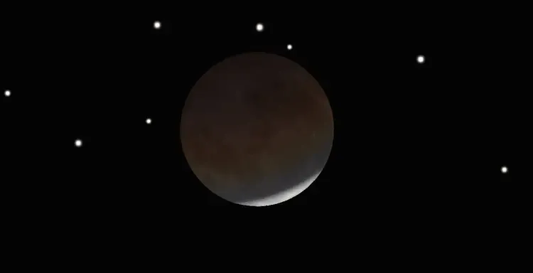 Show da Lua cheia: 27/28 de agosto de 2026, eclipse lunar parcial quase total