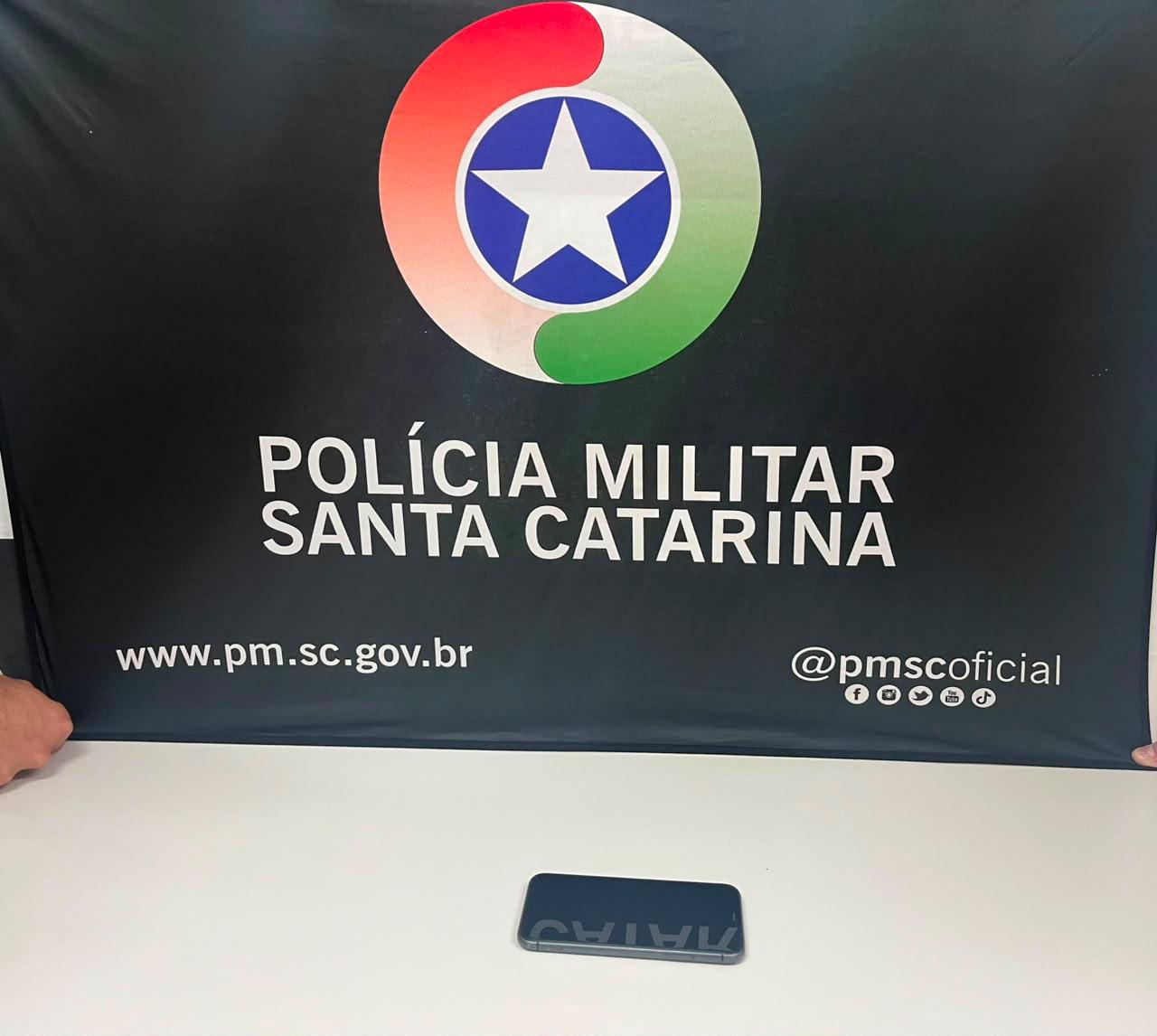 XANXERÊ: POLÍCIA MILITAR RECUPERA CELULAR FURTADO