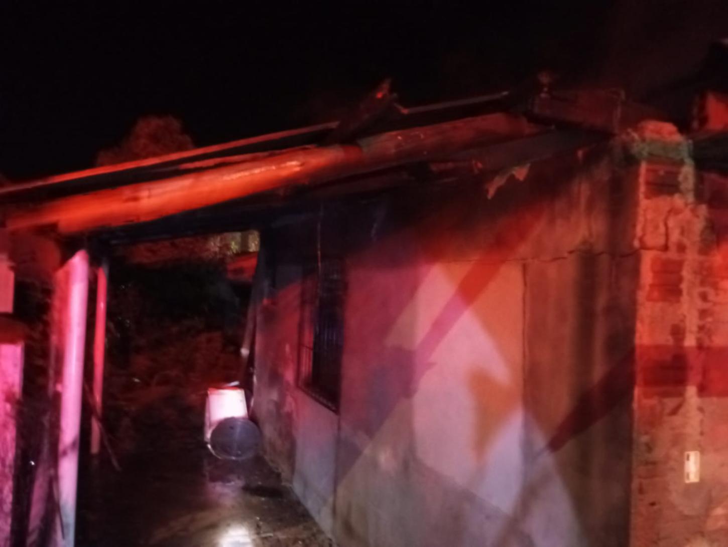 Incêndio destrói residência no município de Caibi