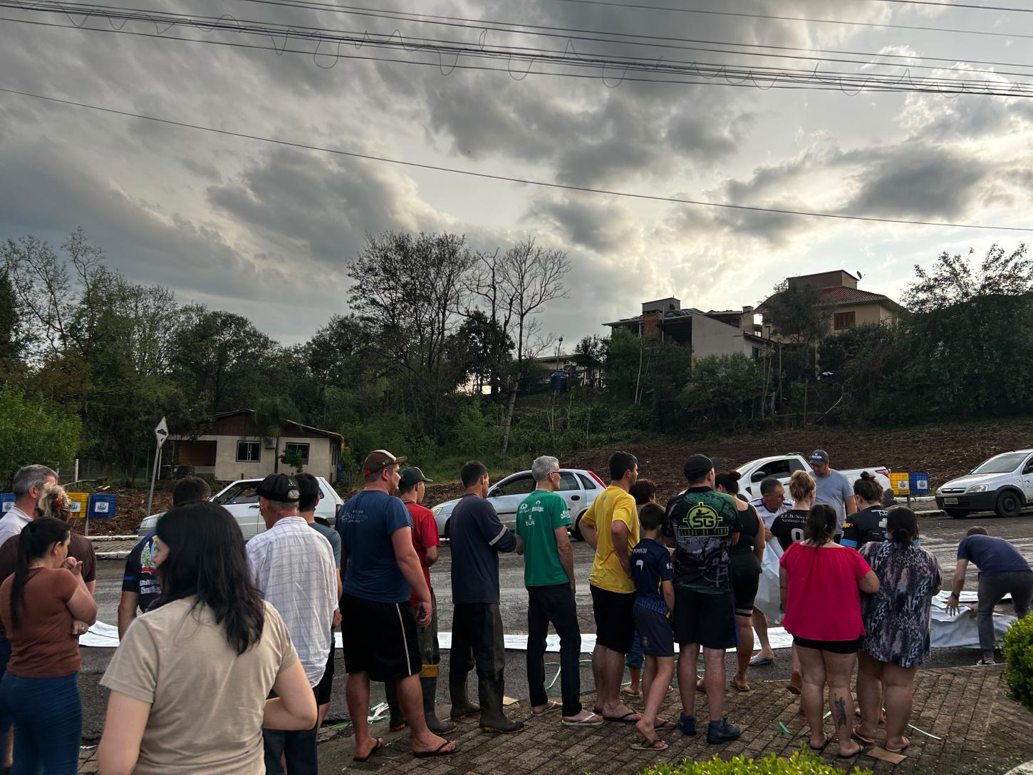 Santiago do Sul decreta situação de emergência após temporal atingir a cidade e o interior do município
