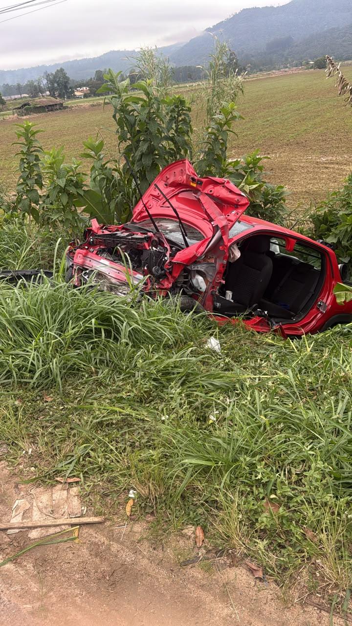 Acidente na SC-410 em Canelinha-SC com vítima fatal.
