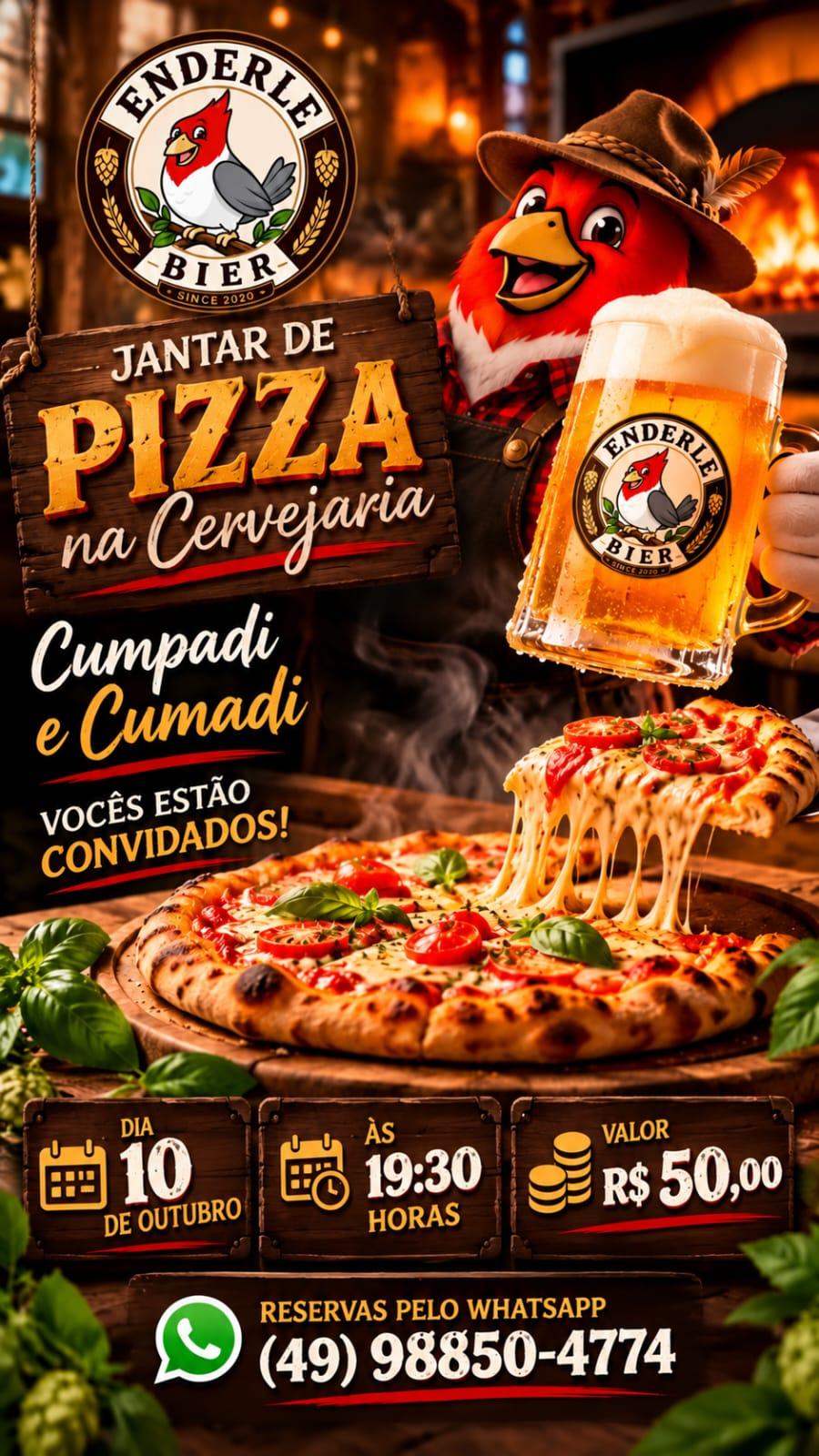 RODÍZIO DE PIZZA ENDERLE BIER